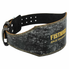 Пояс атлетичний шкіряний Fistrage M, чорний, код: VL-6048_M