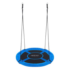 Гойдалка-гніздо кругла 4FIZJO XL 110 см Black/Blue, код: P-5907739316677