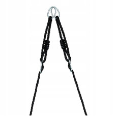 Гойдалка-гніздо кругла 4FIZJO XL 110 см Black/Blue, код: P-5907739316677