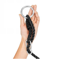 Гойдалка-гніздо кругла 4FIZJO XL 110 см Black/Blue, код: P-5907739316677