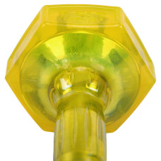 Гантель для фітнесу з TPU покриттям Zelart Jelly Urethane Coated Dumbbells 1х3,4кг, жовтий, код: TA-2946-7_5LB-S52