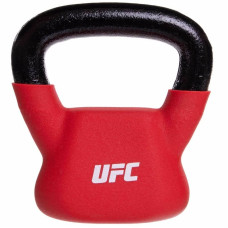 Гиря сталева з вініловим покриттям UFC 4кг, червоний, код: UHA-69692-S52