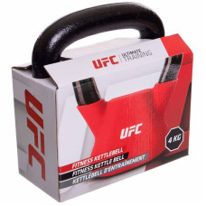 Гиря сталева з вініловим покриттям UFC 4кг, червоний, код: UHA-69692-S52
