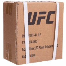 Гиря сталева з вініловим покриттям UFC 4кг, червоний, код: UHA-69692-S52