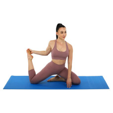 Килимок для фітнесу та йоги FitGo 1730х610х6 мм, синій, код: FI-8724_BL