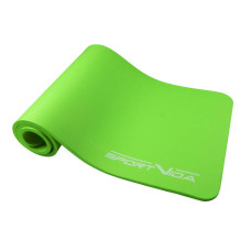 Килимок для йоги та фітнесу SportVida NBR 1800x600x10 мм, салатовий, код: SV-HK0248