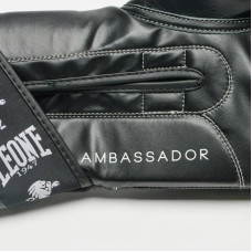 Рукавички боксерські Leone Ambassador Black 10 ун., код: 500190_10