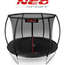 Батут Neo-Sport з внутрішньою сіткою 10 футів 312 см, чорний, код: 5903890612863-IN