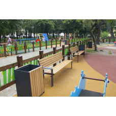 Урна InterAtletika 471х430х720 мм, код: LP203.1-SM