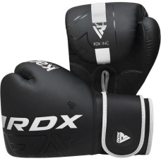 Боксерські рукавиці RDX F6 Kara Matte 12 унцій, чорний-білий, код: BGR-F6MW-12OZ