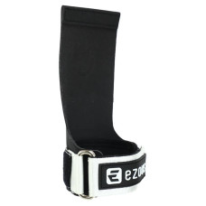 Накладки для підтягування та тяги Ezous Hand Grip Strong Friction 2 шт, чорний-білий, код: D-12