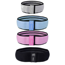 Гумка для фітнесу тканинна PowerPlay Medium M (d_76cm) блакитний, код: PP_4111_Blue_M