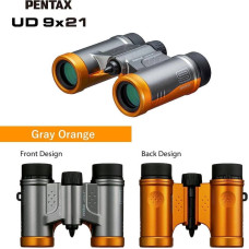 Бінокль Pentax UD 9x21 Grey Orange (61814), код: 930263-SVA