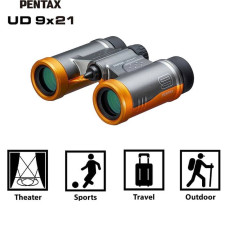Бінокль Pentax UD 9x21 Grey Orange (61814), код: 930263-SVA