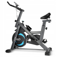 Велотренажер спінінговий (спінбайк) 4FIZJO Ultra Black/Blue, код: P-5905973401647