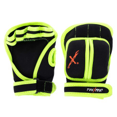 Рукавички-обважнювачі Maxxmma 2х0,5кг, чорний-салатовий, код: GS02-S52