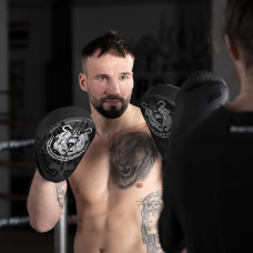 Лапи боксерські Phantom Muay Thai Black, код: PHPAD2737