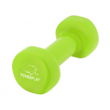 Гантелі вінілові PowerPlay 2х1,5 кг, зелений, код: PP_4103_2*1,5kg