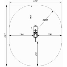Гойдалка InterAtletika Мотоцикл 762х295х844 мм, код: TE220-SM