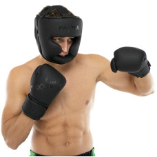 Боксерські рукавиці Maxxmma 12 унцій, чорний, код: GB10_12BK