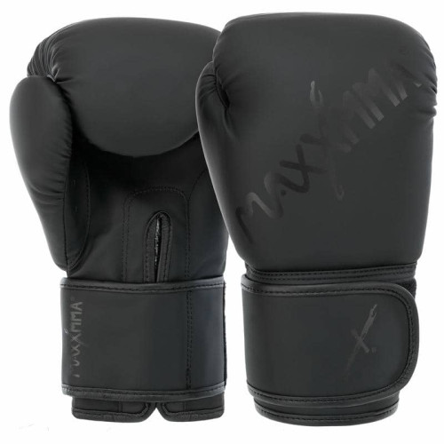 Боксерські рукавиці Maxxmma 12 унцій, чорний, код: GB10_12BK