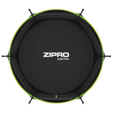 Батут Zipro Jump Pro 8FT (2520 мм) з внутрішньою сіткою, салатовий-чорний, код: 5902659840660-IN