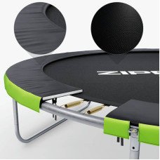 Батут Zipro Jump Pro 8FT (2520 мм) з внутрішньою сіткою, салатовий-чорний, код: 5902659840660-IN