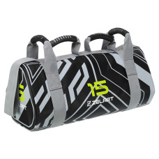 Мішок обтяжувач для функціонального тренінгу Power Bag Mdbuddy 15кг, чорний, код: FI-2820-15