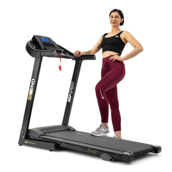 Бігова доріжка Hop-Sport HS-1000LB Wind сірий, код: 5902308236844