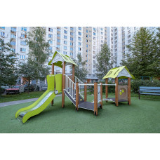 Ігровий комплекс InterAtletika Квітень, 3373х4141х2495 мм, код: TL102-SM