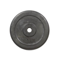 Диск гумовий HouseFit R-10, 10 кг, чорний, код: 00000023039
