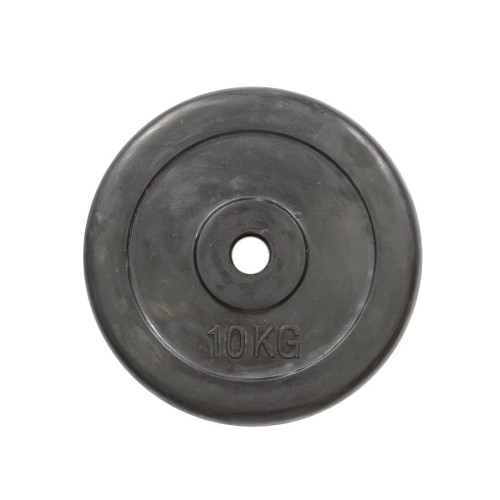 Диск гумовий HouseFit R-10, 10 кг, чорний, код: 00000023039