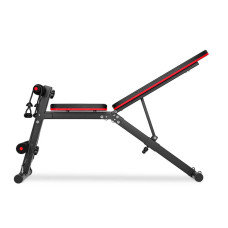 Лавка тренувальна Hop-Sport HS-1030 із фіксатором для ніг, код: 5902308223950