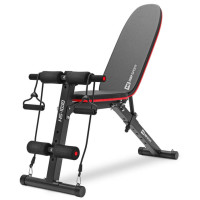 Лавка тренувальна Hop-Sport HS-1030 із фіксатором для ніг, код: 5902308223950