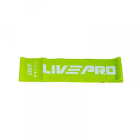Еспандер стрічка LivePro Fitness Band Light 2000х150х0,4 мм (4,5кг), зелений, код: 6951376153668