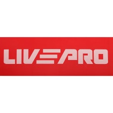 Стрічка еластична для фітнесу та йоги LiveUp Medium, червоний, код: LP8415-M