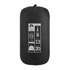 Спальний мішок (спальник) ковдра Mountain Standard 2 в 1, 8 ...+20°C R, Black/Grey, код: P-5905973400954