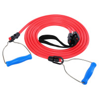Тренажер для плавання з ручками для тренування гребка Yingfa Training Belt 2 джгута, 15000х13 мм, код: PL-4040-L3A