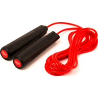 Скакалка Everlast Adjustable Weighted Jump Rope P00002708 335 см, чорний-червоний, код: 009283612191