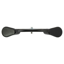Рукоятка для тяги вниз з вузьким хватом нековзне покриття LiveUp Biceps grip чорний, код: LP8326