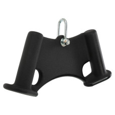 Рукоятка для тяги вниз з вузьким хватом нековзне покриття LiveUp Biceps grip чорний, код: LP8326