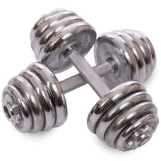 Гантелі розбірні хромовані BioGym 2х10 кг, код: TA-8209-20