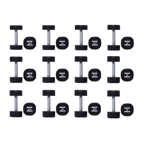 Гантельний ряд Hammer Strength TPU 12.5-40 кг (12 пар), 630 кг, код: 523479-AX