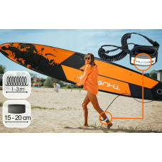 Надувна SUP дошка Thunder Earth з веслом 3650х760х150 мм, помаранчевий-чорний, код: SUP-EARTH