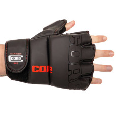 Рукавички для змішаних єдиноборств MMA Core M, чорний, код: VL-8536_MBK