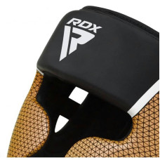 Боксерський шолом RDX T17 Aura Black Gold XL, код: 403015_XL