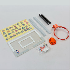 Щит баскетбольний Spalding NBA Arena Slam 180 з кільцем та сіткою кріпленням на двері, код: 56103CN