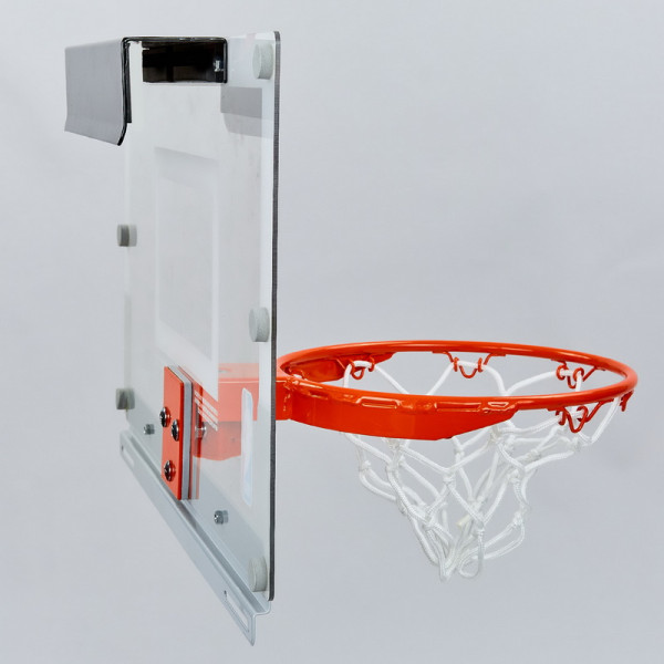 Щит баскетбольний Spalding NBA Arena Slam 180 з кільцем та сіткою кріпленням на двері, код: 56103CN