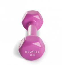 Гантель для фітнесу Kwell 1x4 кг, фіолетовий, код: KWD2143-4-ST