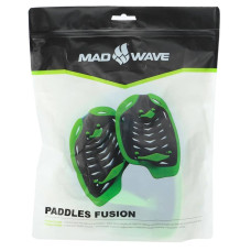 Лопатки для плавання гребінні MadWave Fusion чорний, код: M074801000W-S52